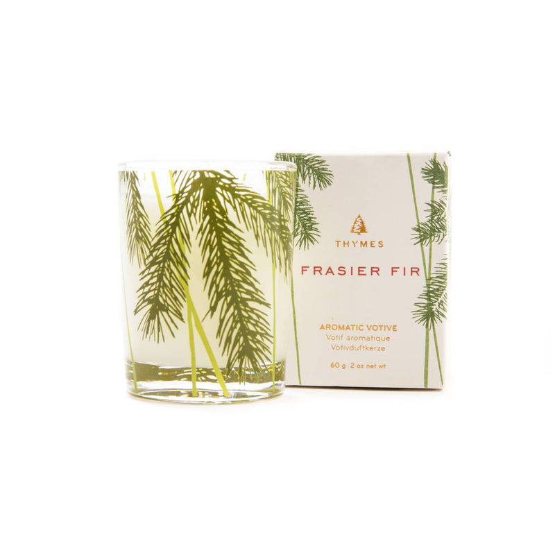 Thymes Frasier Fir Poured Candle with Needle Deco – 2oz