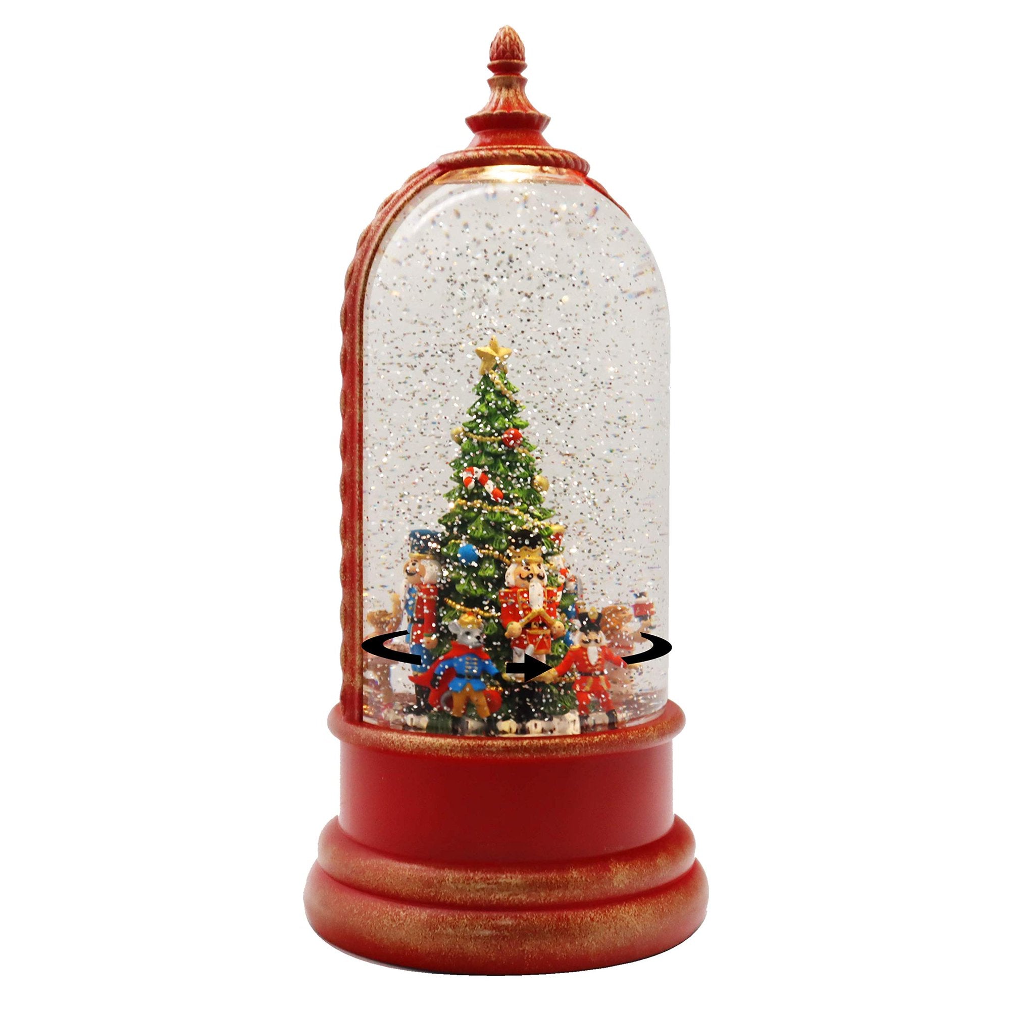 Nutcracker Dome Musical Water Globe Spinner