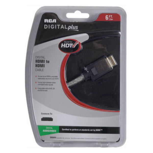 HDMI-HDMI Cable – 6'