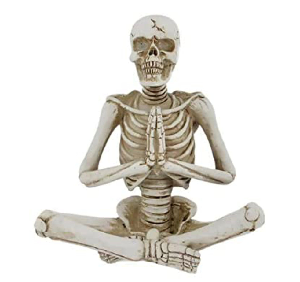 Yoga Skeleton Figurine - 6" Assorted Styles – Sold Individually