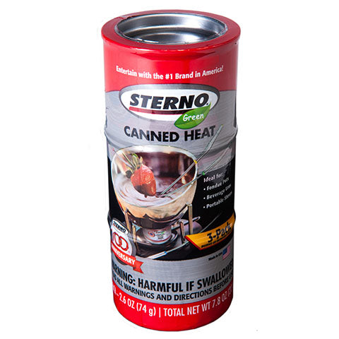 Sterno Entertainment Cooking Fuel, 2.6 oz, 3 PK