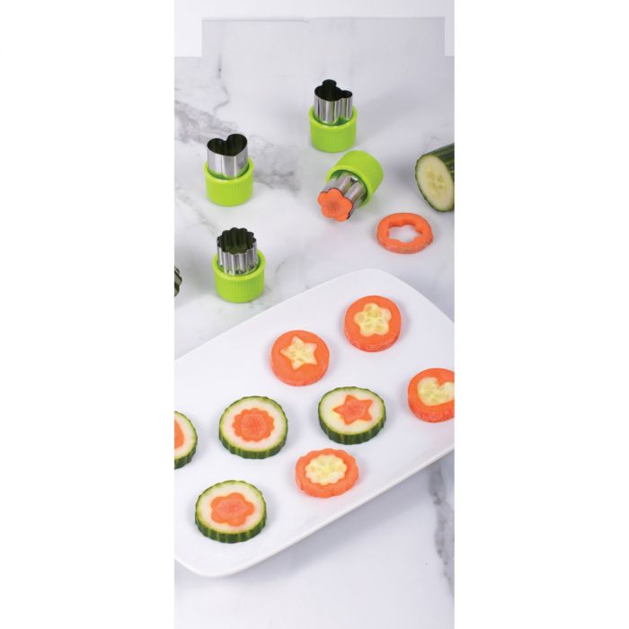 Kitchen Mini Fruit & Vegetable Cutters – 9 Piece Set