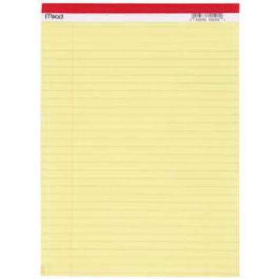 Mead Yellow Legal Pad – 8.5 x 11in – 50 Pages