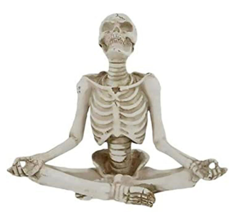 Yoga Skeleton Figurine - 6" Assorted Styles – Sold Individually