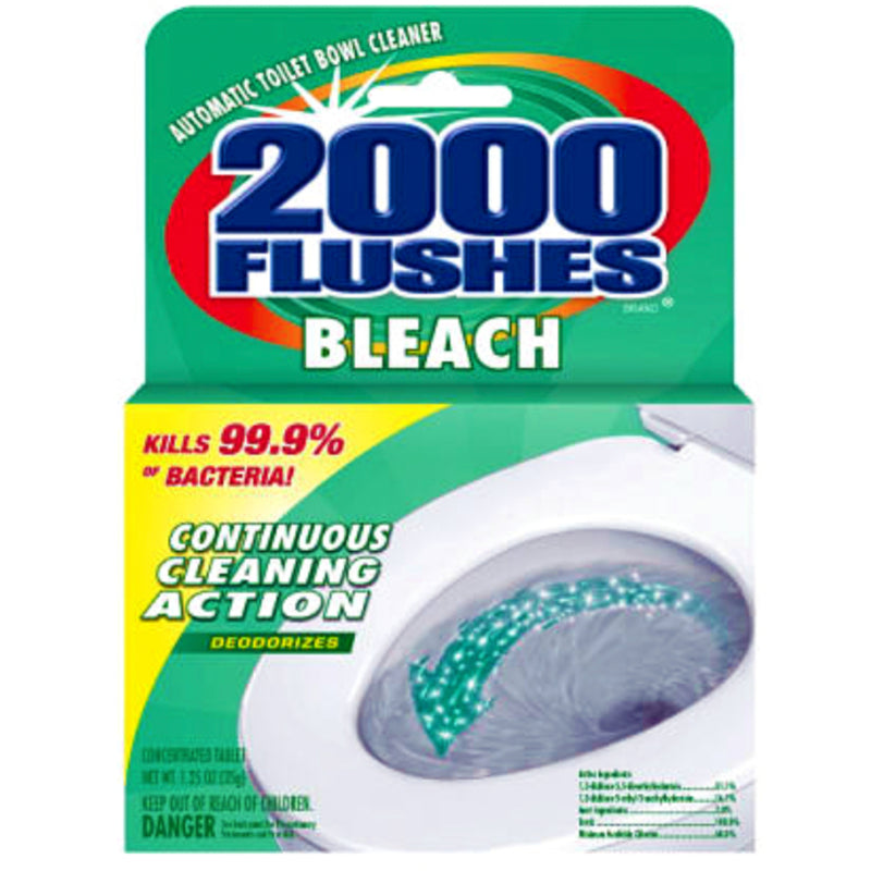 2000 Flushes Automatic Bowl Cleaner Plus Bleach Tablets