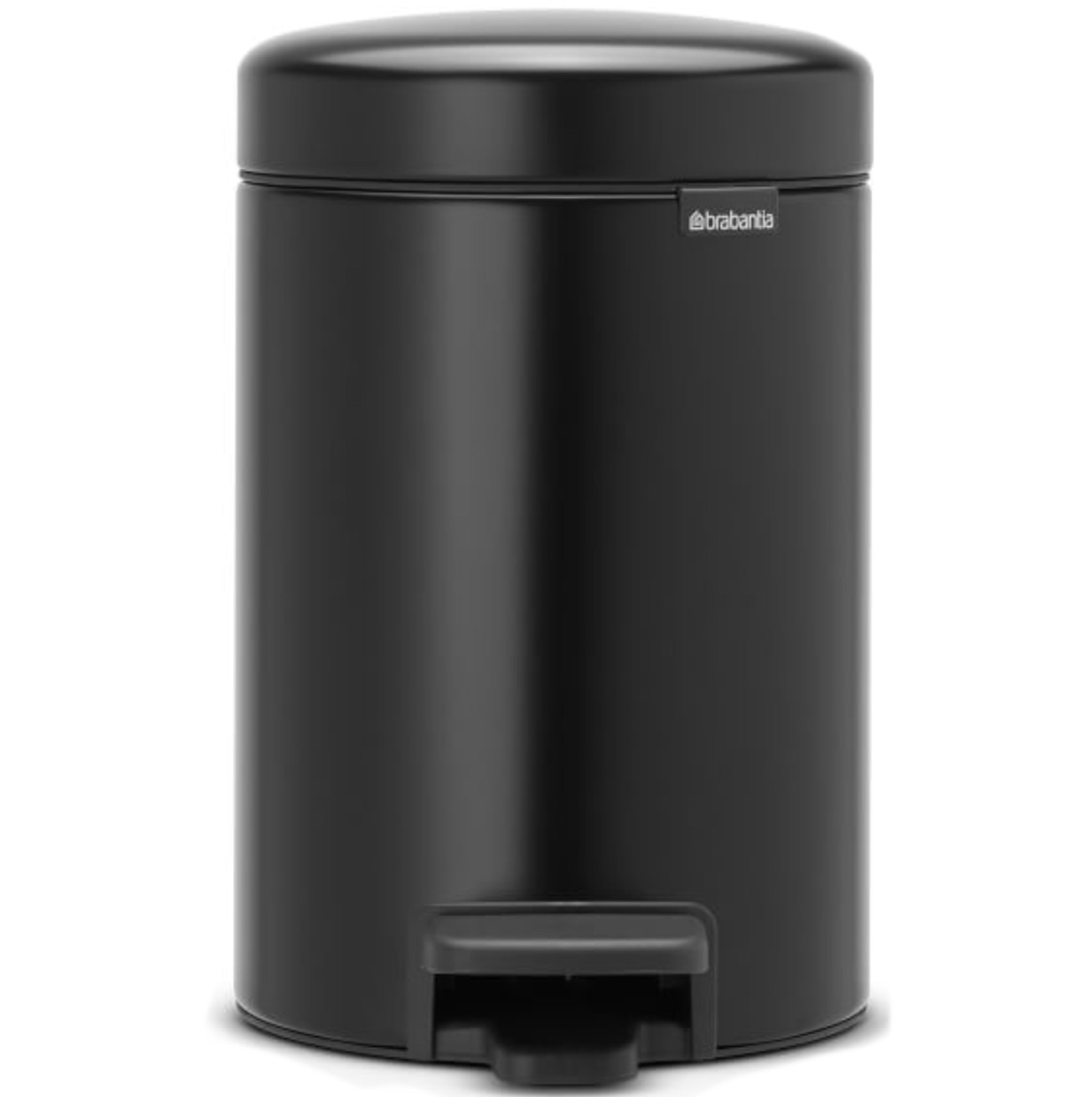 Brabantia NewIcon Step Trash Can – Matt Black – 3.2 Gal - LOCAL UPPER EAST SIDE DELIVERY ONLY