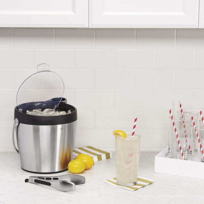 OXO - Stainless Steel Ice Bucket & Tong Set – Kitchen Store & More