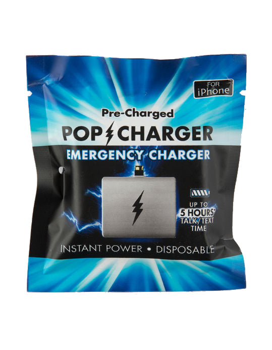 Disposable Battery Backup Pop Charger – iPhone Pack of 10