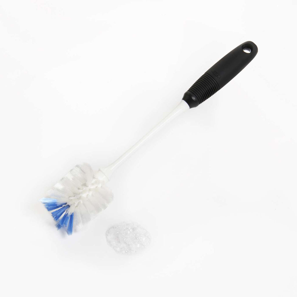 OXO Good Grips Flexible Neck Bottle Brush, Black/White