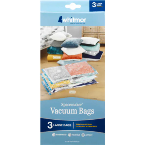 Whitmor Spacemaker Vacuum Bags, Combo - 3 bags