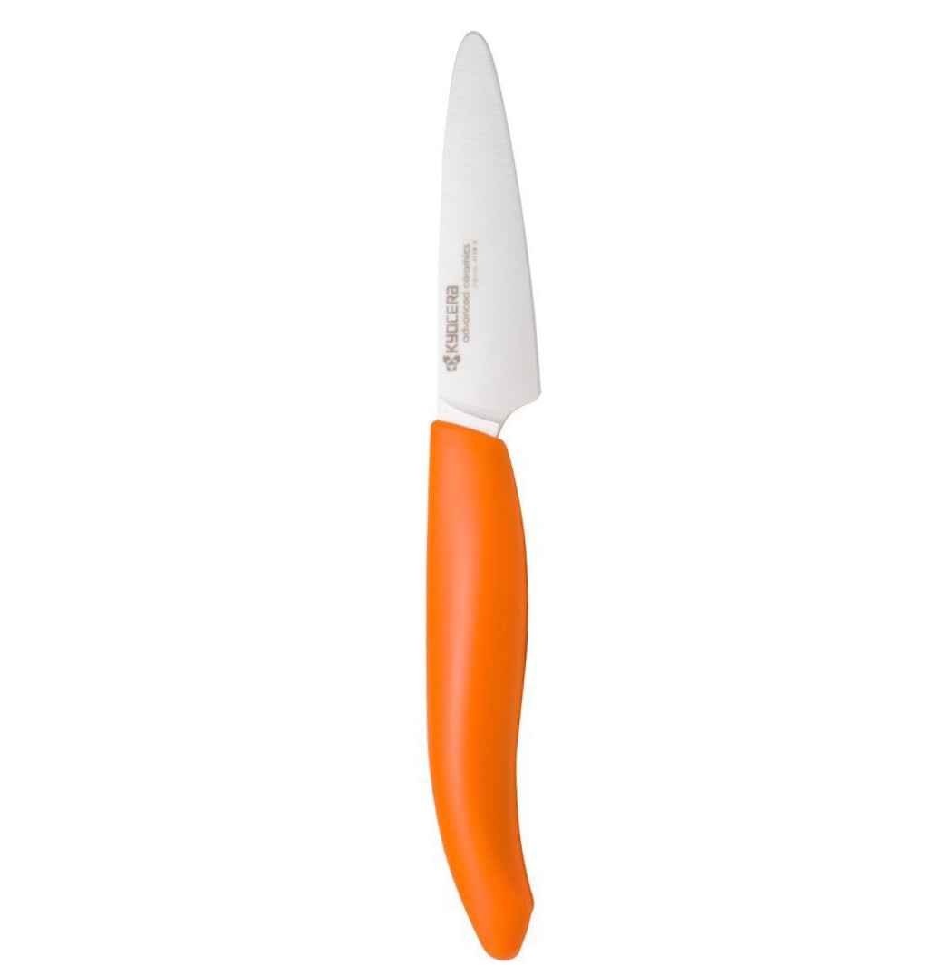 Kyocera 3" Revolution Series Ceramic Paring Knife – Orange