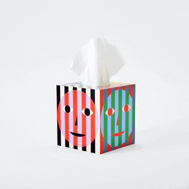 Dusen Dusen Everybody Tissue Box Holder – 5.7" x 5.2"