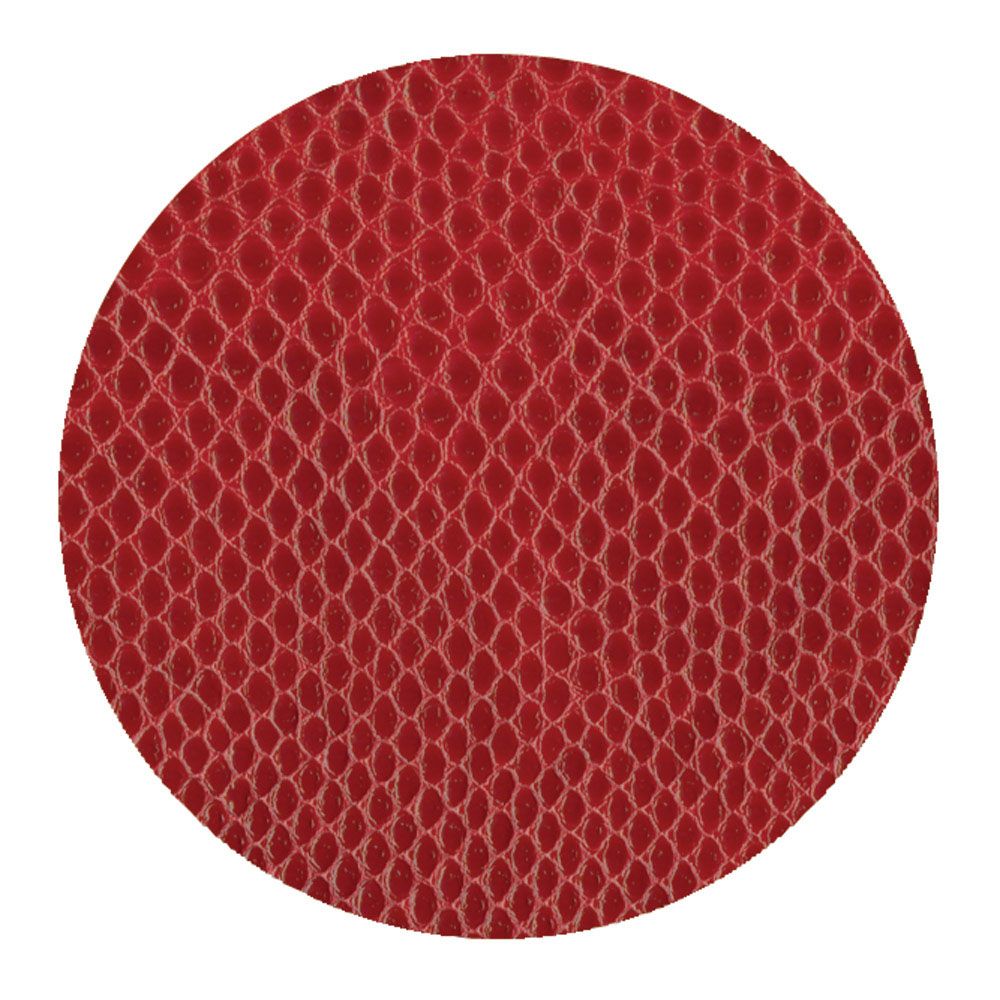 Caspari Snakeskin Felt-Backed Coasters, Crimson - Set of 8