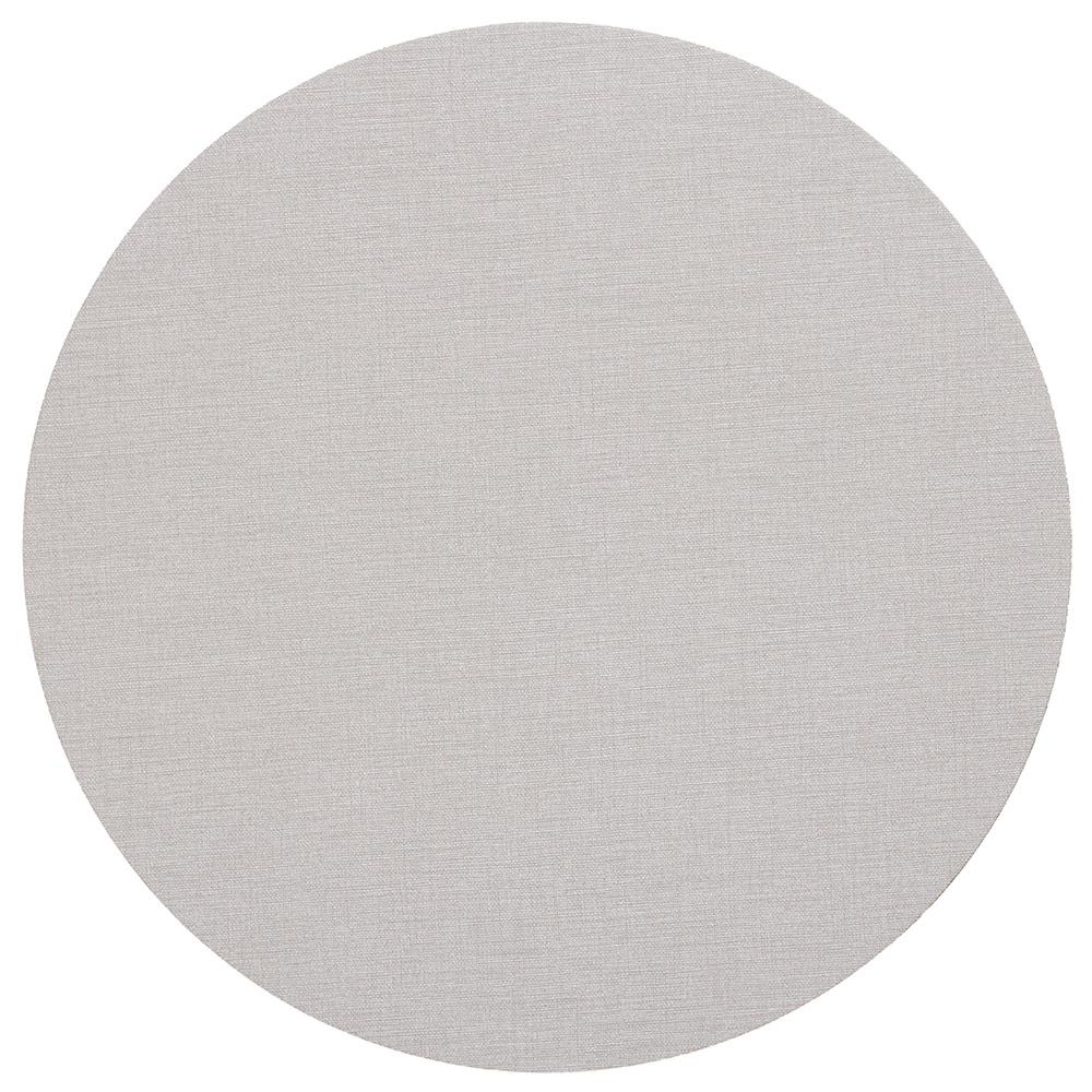 Canvas Felt-Backed Round Placemat – Linen