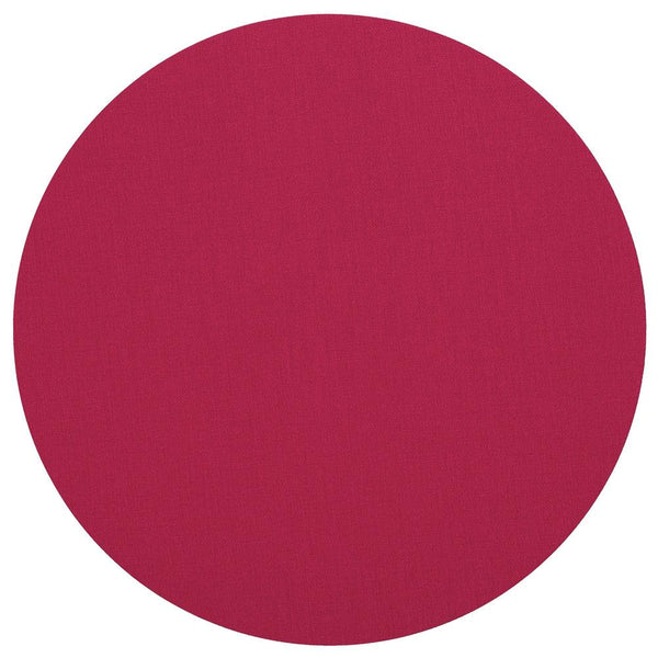 Canvas Felt-Backed Round Placemat – Fuchsia