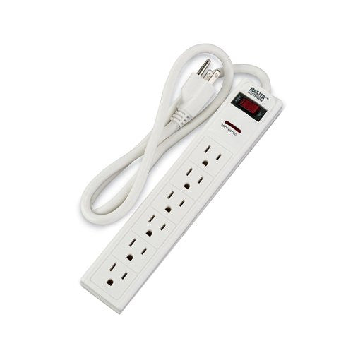 6 Outlet Surge Protector Strip