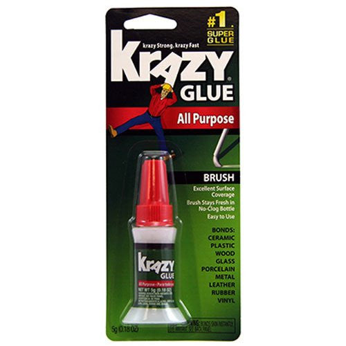 Krazy Glue All Purpose with Brush Applicator