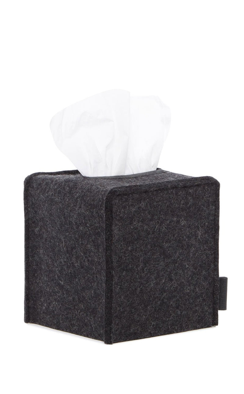 Graf Lantz Small Felt Tissue Box Cover – Charcoal