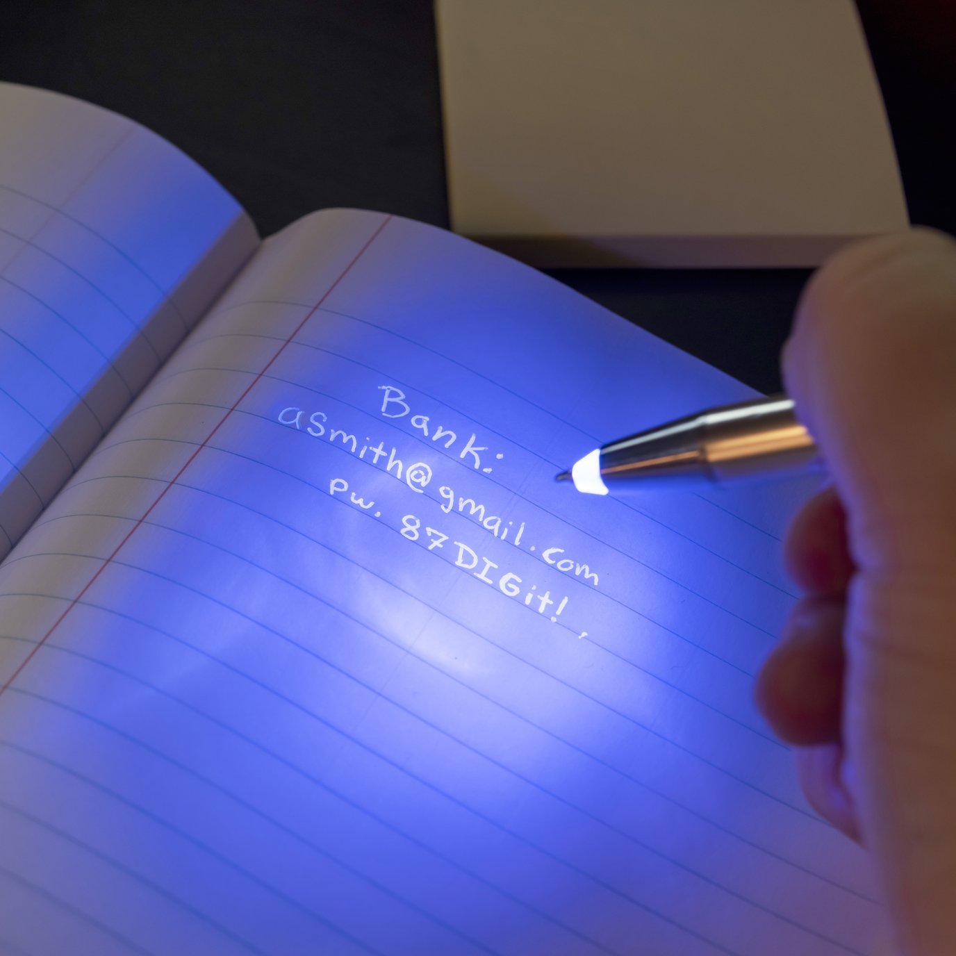 Kikkerland Invisible Pen With UV Light Tip