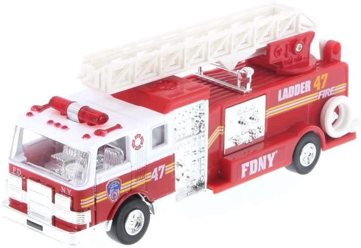 Official FDNY Fire Truck Pull Back Vehicle