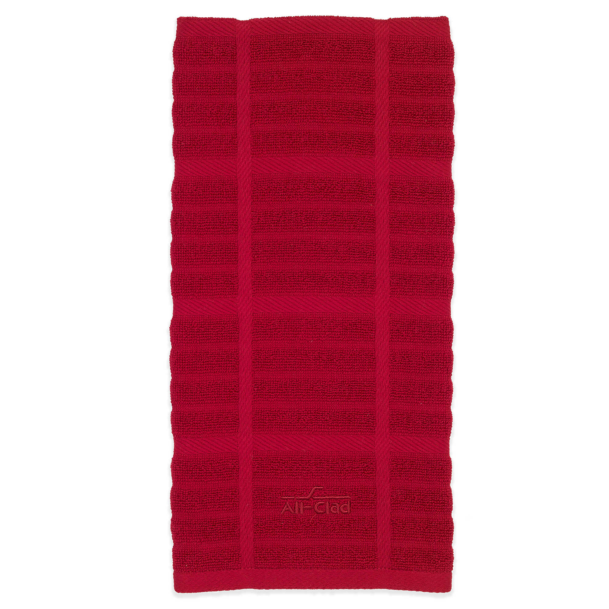 All-Clad Solid Kitchen Towel – Chili