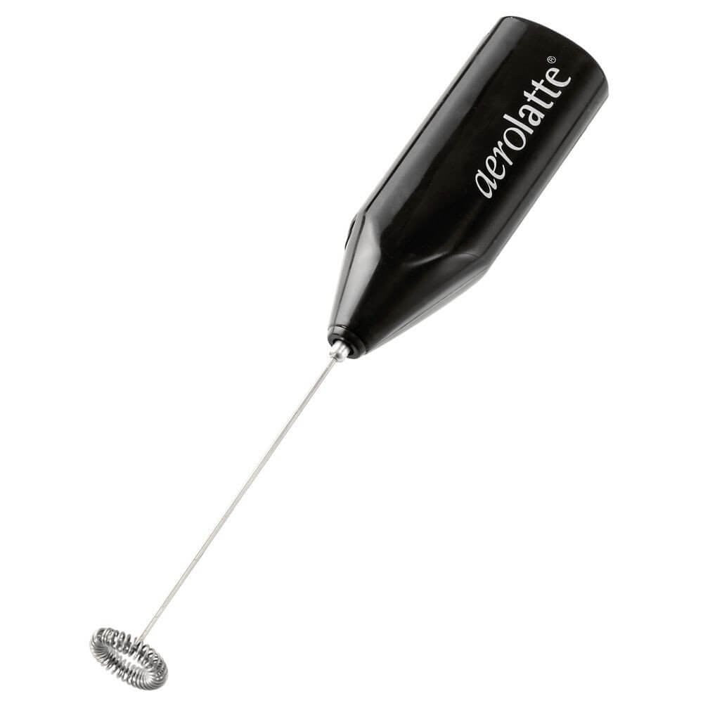 Aerolatte Electric Hand Held Milk Frother with Stand – Black
