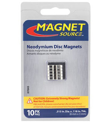 Neodymium Super Magnets – Pack of 10