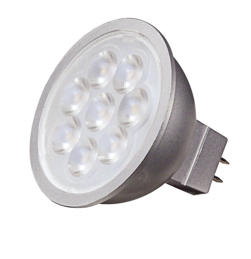 Satco LED MR16 Bulb – 6.5W – 50W Halogen Equivalent – GU5.3 Base – Warm White –2700K