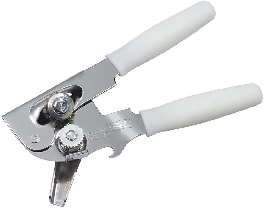 Swing-A-Way Can Opener – Chrome/White