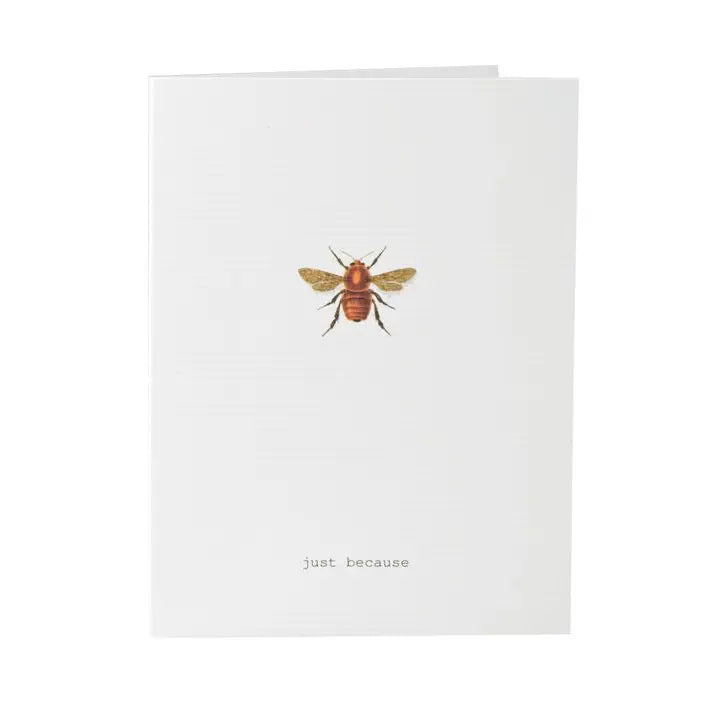 Just Because Glitter Greeting Card – 3.5" x 5"