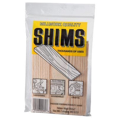 Wood Shims – 6" – Pack of 9