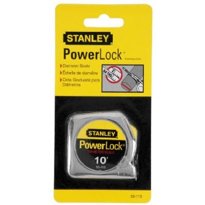 Stanley Powerlock Tape Measure – 10Ft x 1/4"