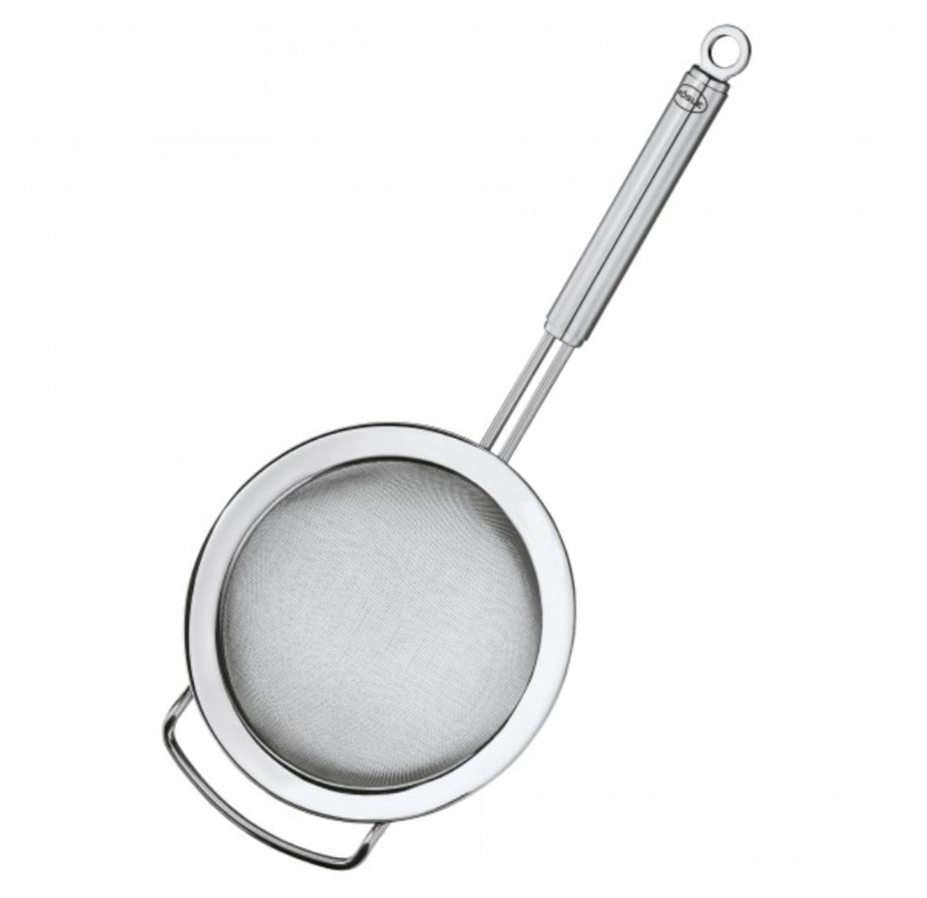  Rösle Stainless Steel Round Handle Kitchen Strainer, Fine Mesh,  7.9 Inch: Food Strainers: Home & Kitchen