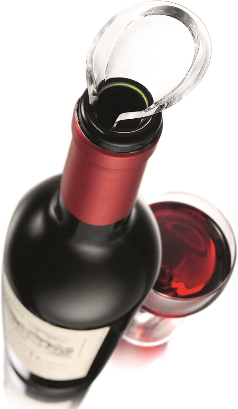 Vacu Vin J-Hook Wine Crystal Server Pourer – Set of 2