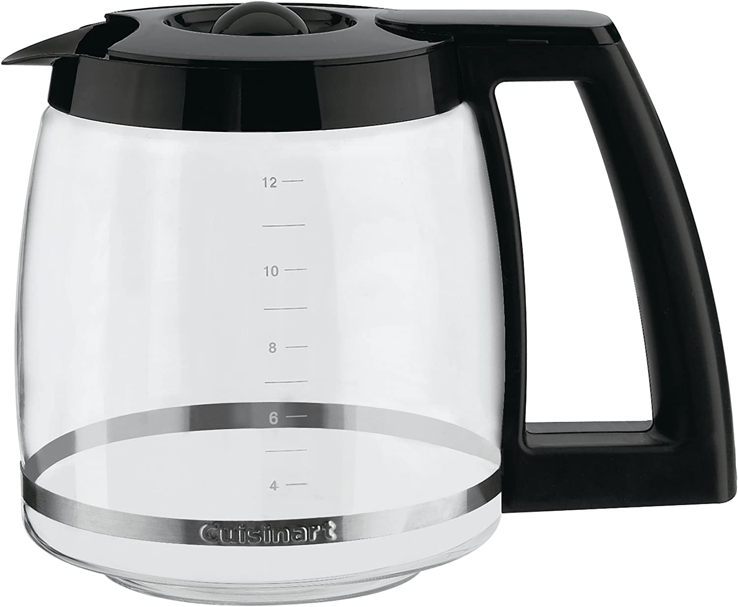 Cuisinart DCC-1200PRC 12-Cup Replacement Glass Carafe – Black