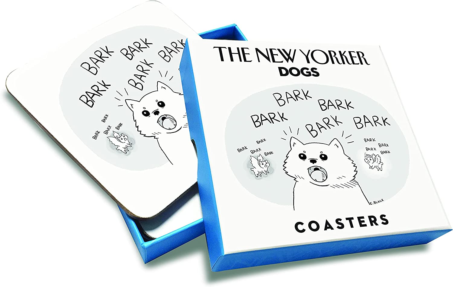 Set of 4 New Yorker Coasters- Dogs