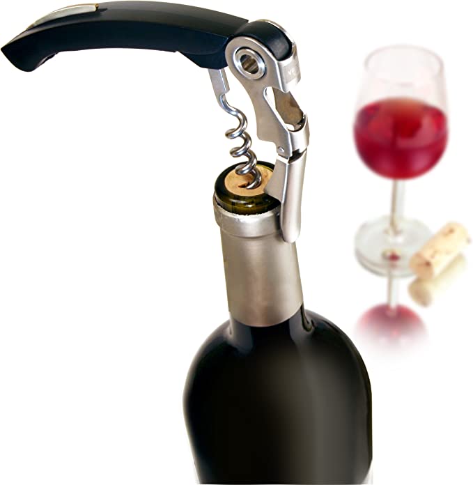 Vacu Vin Waiter's Corkscrew + Foil Cutter and Bottle Opener