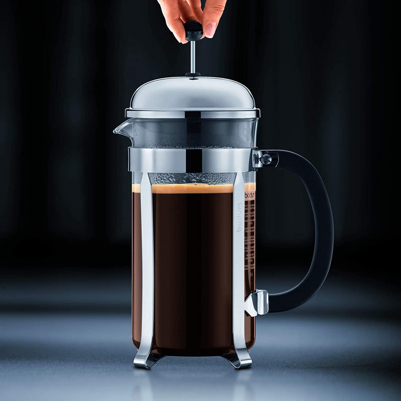 Bodum Chambord French Press Coffee Maker – 12 Cup – Chrome