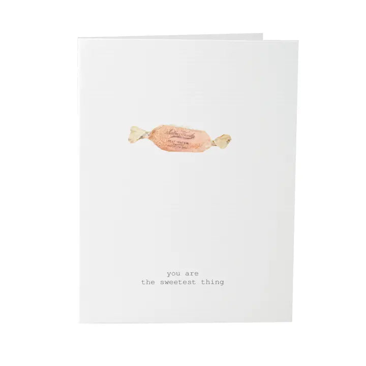 You Are The Sweetest Thing Glitter Greeting Card – 3.5" x 5"