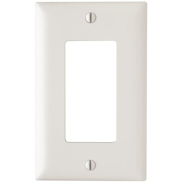 Decorator Single Wall Plate – White