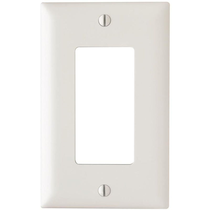 Decorator Single Wall Plate – White