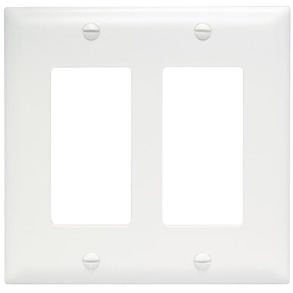 Decorator Double Wall Plate – White