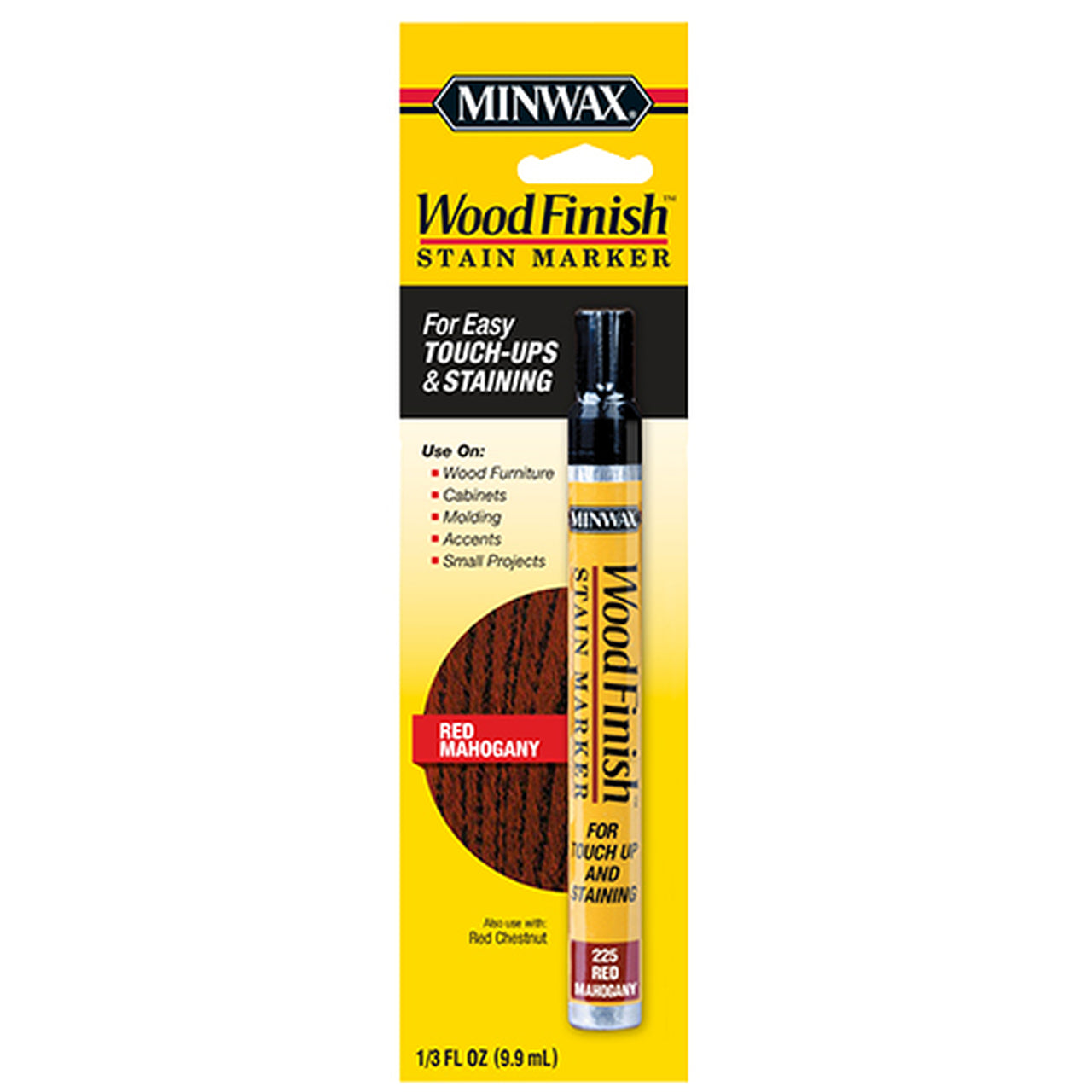 Minwax Wood Finish Stain Marker – Red Mahogany