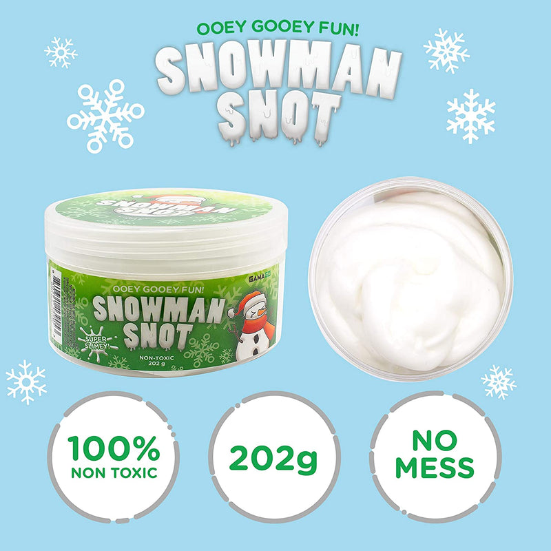 Snowman Snot Slime for Kids