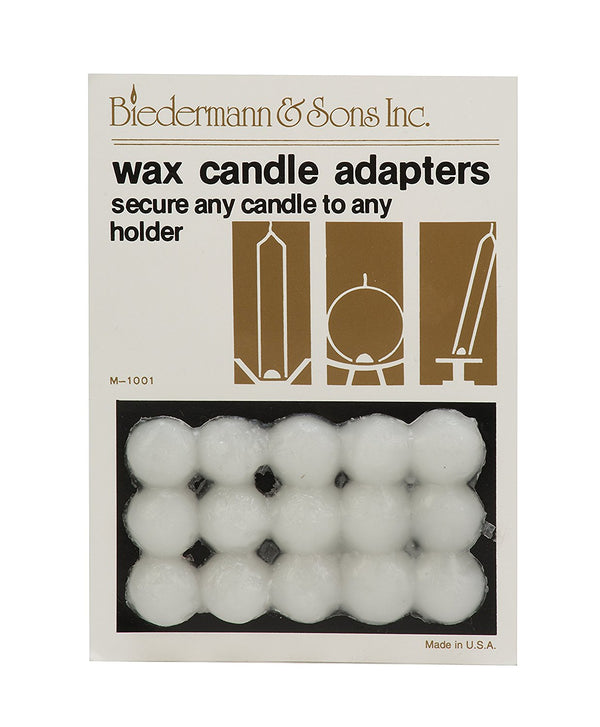 Wax Candle Adapters – 15 pk