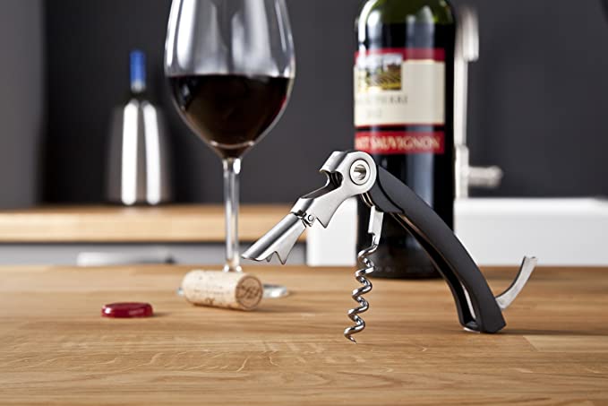 Vacu Vin Waiter's Corkscrew + Foil Cutter and Bottle Opener