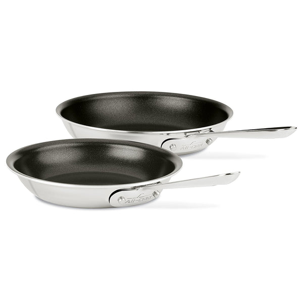 All–Clad Stainless Nonstick Fry Pan Set – 8" and 10"