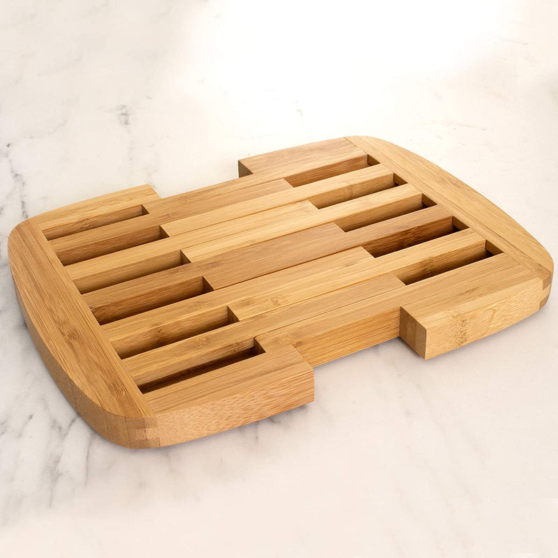 Expandable Bamboo Trivet – 8.75" by 11.75" When Expanded