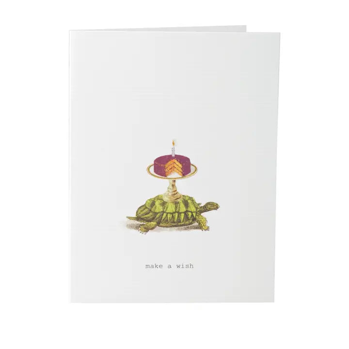 Make A Wish Glitter Birthday Greeting Card – 3.5" x 5"