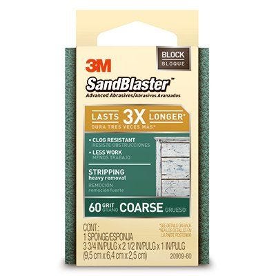 3M Sandblaster Sponge Block – 60 Grit